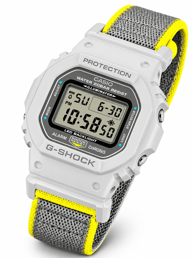 G-SHOCK DW-5600MNC grey - angled view