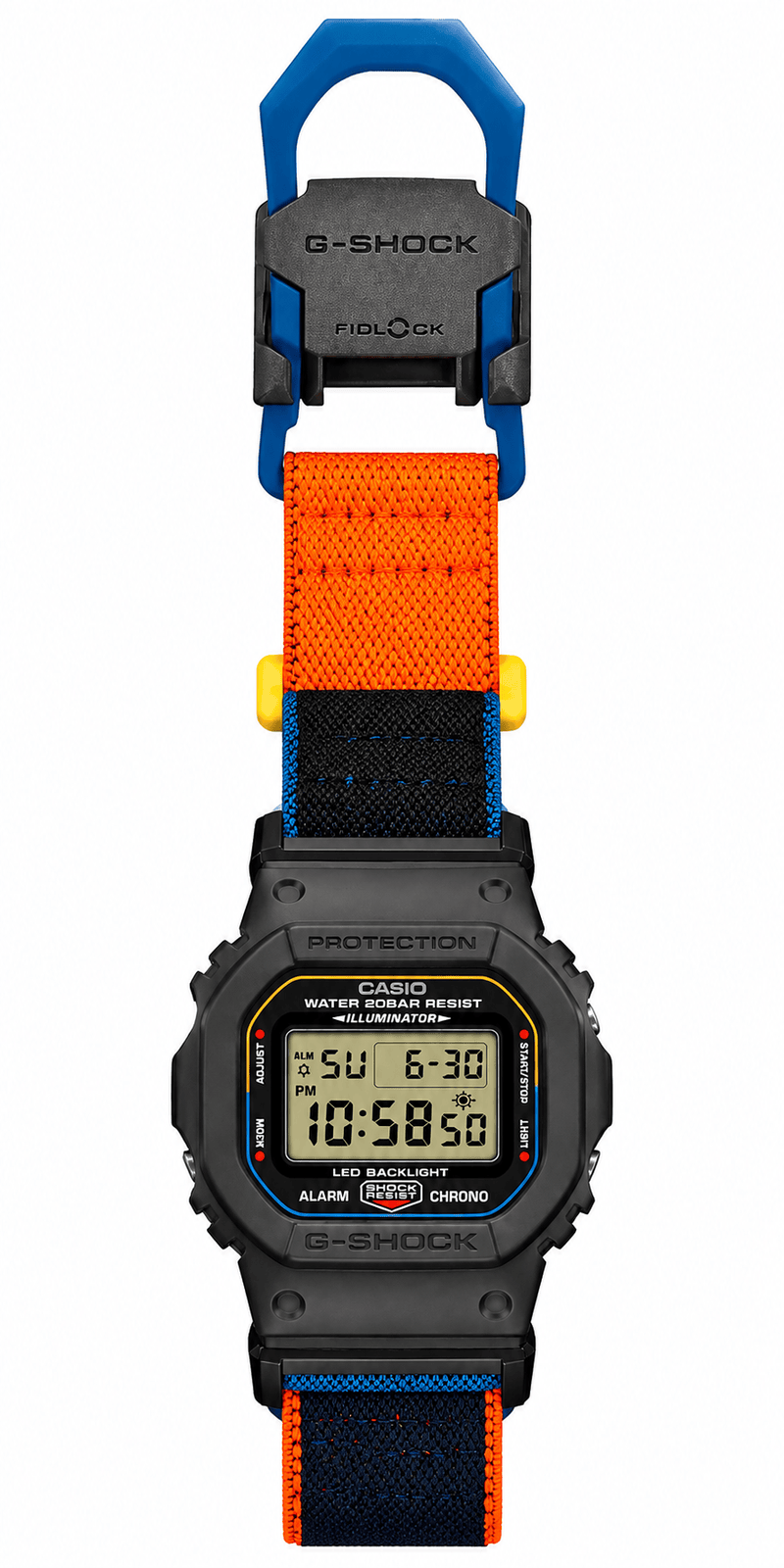 G-SHOCK DW-5600MNC navy - full strap